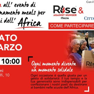 Volunteer Days, a Torino gli eventi di confezionamento pasti per i bambini delle scuole in Africa