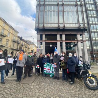 manifestazione lavoratori rai