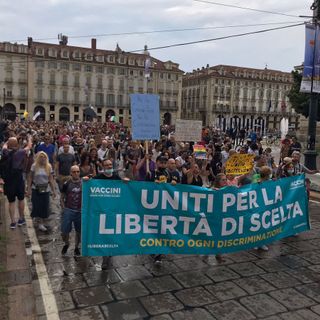 Manifestazione dei no green pass