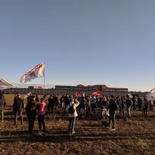 foto di repertorio di manifestazione No Tav