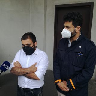 Grimaldi al Cpr e fiori per Moussa