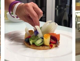 Cecina con verdure, nergi e mayo di riso