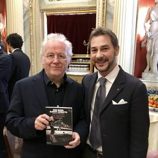 Lo scrittore Massimo Tallone, a Torino, ha presentato il libro di Aliberti Gerbotto