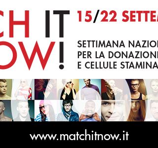 Match it now 2018, evento nazionale dedicato alla donazione di midollo osseo a Torino e provincia