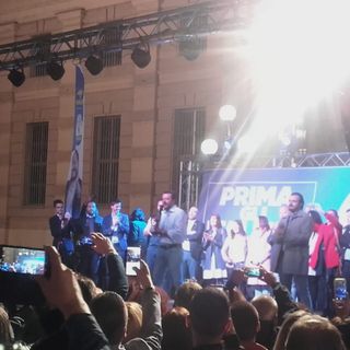 Salvini a Torino sulle note di Turandot: “Chiamparino in 5 anni non ha fatto nulla&quot;