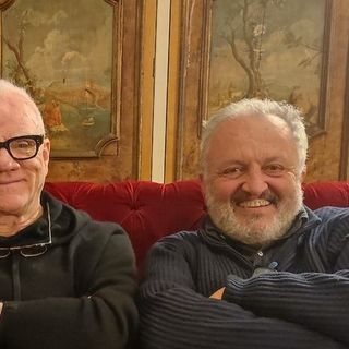 Malcolm McDowell con il direttore del TFF Steve Della Casa