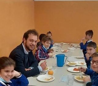 Davide Guida e mensa moncalieri