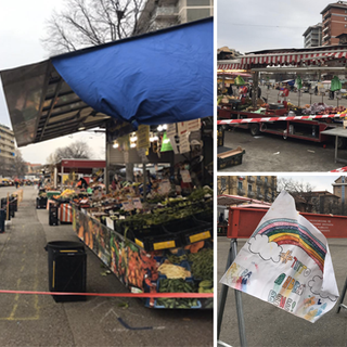 Coronavirus, il mercato di corso Brunelleschi “riparte”: tra cassette e nastri, il lento ritorno alla normalità [FOTO e VIDEO]