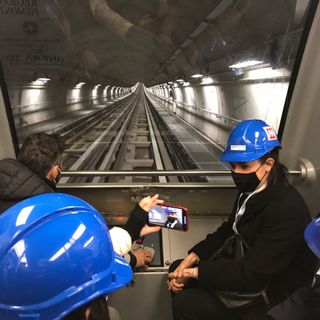 Inaugurazione del tratto Lingotto-Bengasi della metro