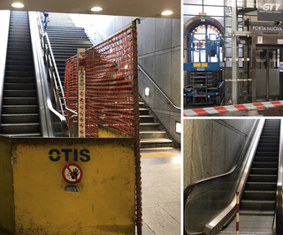 metropolitana inutilizzabile