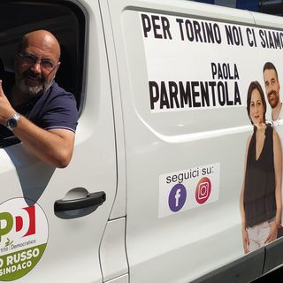 Michele Paolino in campagna elettorale (Foto di Michele Paolino - Facebook)