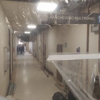 molinette dopo il crollo controsoffitto