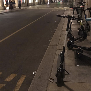 monopattini abbandonati - foto di repertorio