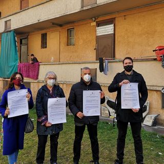 Fratelli d'Italia in via Aosta