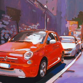 La Cinquecento diventa arte nelle opere di Diego D. Testolin