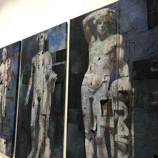 Le &quot;Muse&quot; di Pignatelli e i &quot;Fantasmi&quot; di Scarabello in mostra al Museo Ettore Fico (FOTO)
