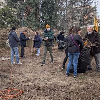 lavori in un giardino