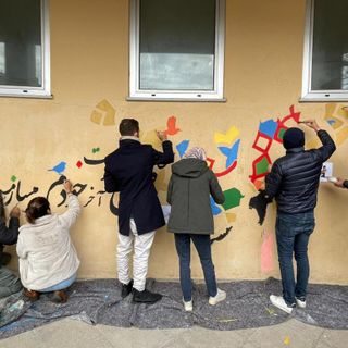 Un tributo all’istruzione per le giovani donne afghane: l’opera degli ArtLords all’ex Cartiera di via Fossano [FOTO E VIDEO]