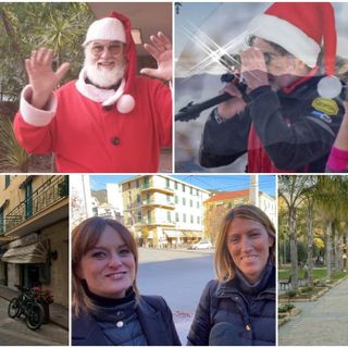 collage di foto natalizie