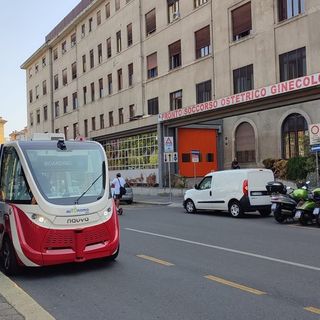 Navette con guida autonoma nella zona degli ospedali di Torino