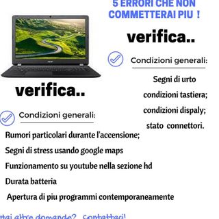 Computer usato: tutti i trucchi per andare a colpo sicuro