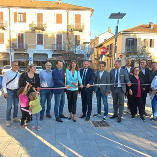 San Mauro, inaugurata la nuova piazza Europa