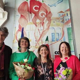 Svolta "rosa" per Cgil Torino, maggioranza di donne nella nuova segreteria di Semeraro