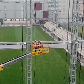 lavori alle Vele del Filadelfia
