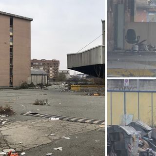 collage di immagini dello stabilimento ex Gondrand