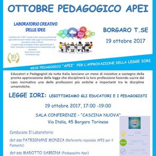 Ottobre pedagogico in Piemonte