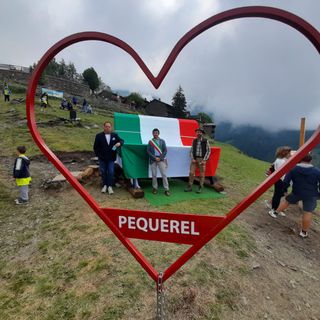 A Fenestrelle una panchina gigante