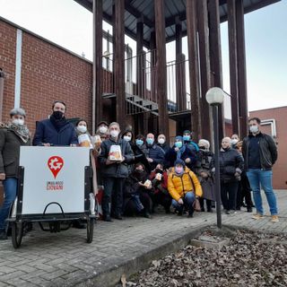 La consegna dei panettoni è avvenuta a favore di 200 famiglie