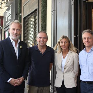 Paolo Damilano in via Po