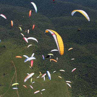 parapendio in volo