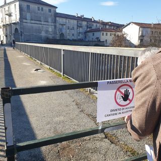 La passerella Mazzini di Venaria