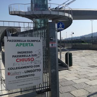degrado passerella olimpica