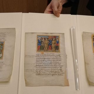 Restituite alla Biblioteca Nazionale di Torino tre preziose pagine miniate del '500 rubate oltre 39 anni fa