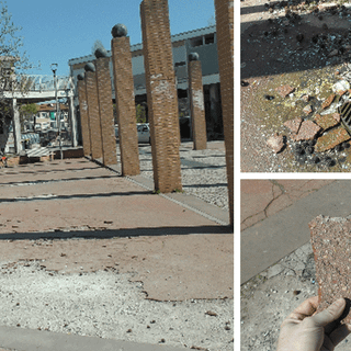 Piazza Montale: tra pavimentazione rotta e fontane spente, nel cuore delle Vallette trionfa il degrado (VIDEO)
