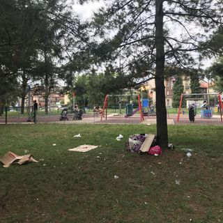 giardino sporco