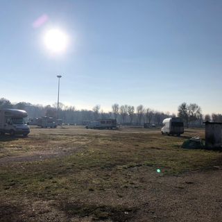 un'immagine di piazza d'Armi in questi giorni di dicembre 2020