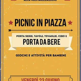 Piazza Santa Giulia, “pic-nic” per superare la tensione