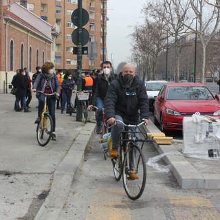 la ciclabile di corso Grosseto