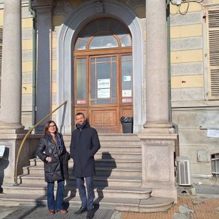 I consiglieri regionali del Pd Laura Pompeo e Daniele Valle
