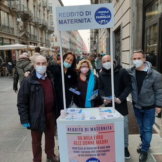 Il Popolo della Famiglia in via Garibaldi