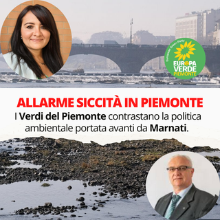 Siccità, i Verdi attaccano l'assessore regionale Marnati: &quot;Da mesi denunciamo una situazione anomala&quot;
