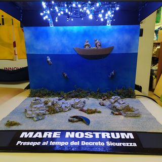 Nella sede torinese dei Radicali allestito il presepe &quot;Mare nostrum&quot;