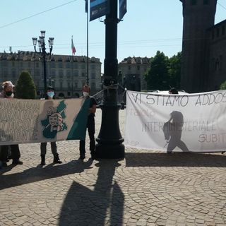 protesta lavoratori dello spettacolo