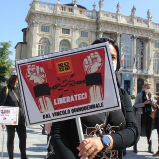 protesta degli insegnanti