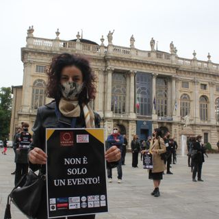 La manifestazione di Federmep in piazza Castello, nelle scorse settimane