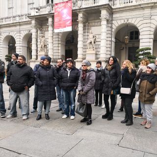 Immagine d'archivio di una protesta dei dipendenti Tundo
